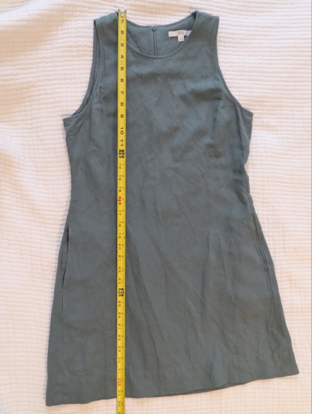 Uniqlo Mini Linen Blend Dress - Picture 2 of 7